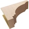 Ekena Millwork 9"W x 27"D x 18"H Classic Pescadero Rough Cedar Woodgrain TimberThane Corbel, Primed Tan CORUR09X27X18PECRCPR - alternate 2